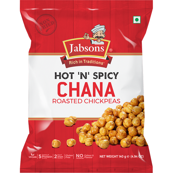 JABSONS ROASTED CHANA HOT AND SPICY