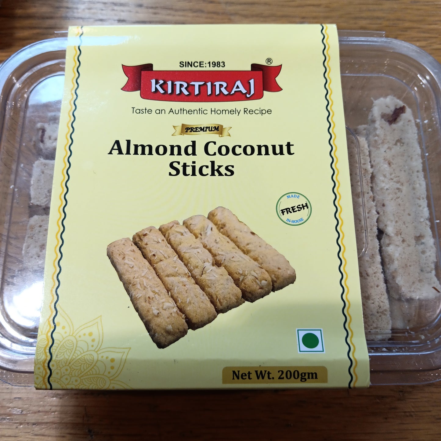 Kirtiraj almond coconut sticks