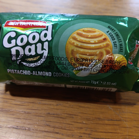 Britannia  good day pistachio  almond cookies