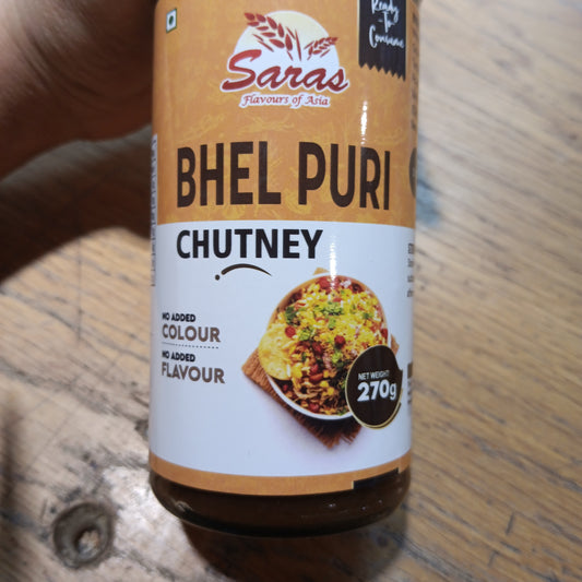 Saras bhel puri chutney