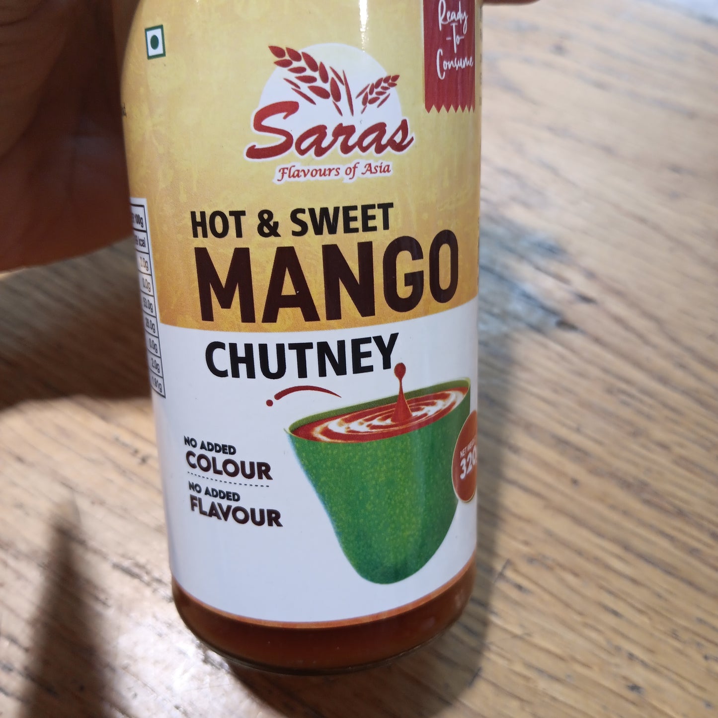 Saras hot & sweet mango  chutney