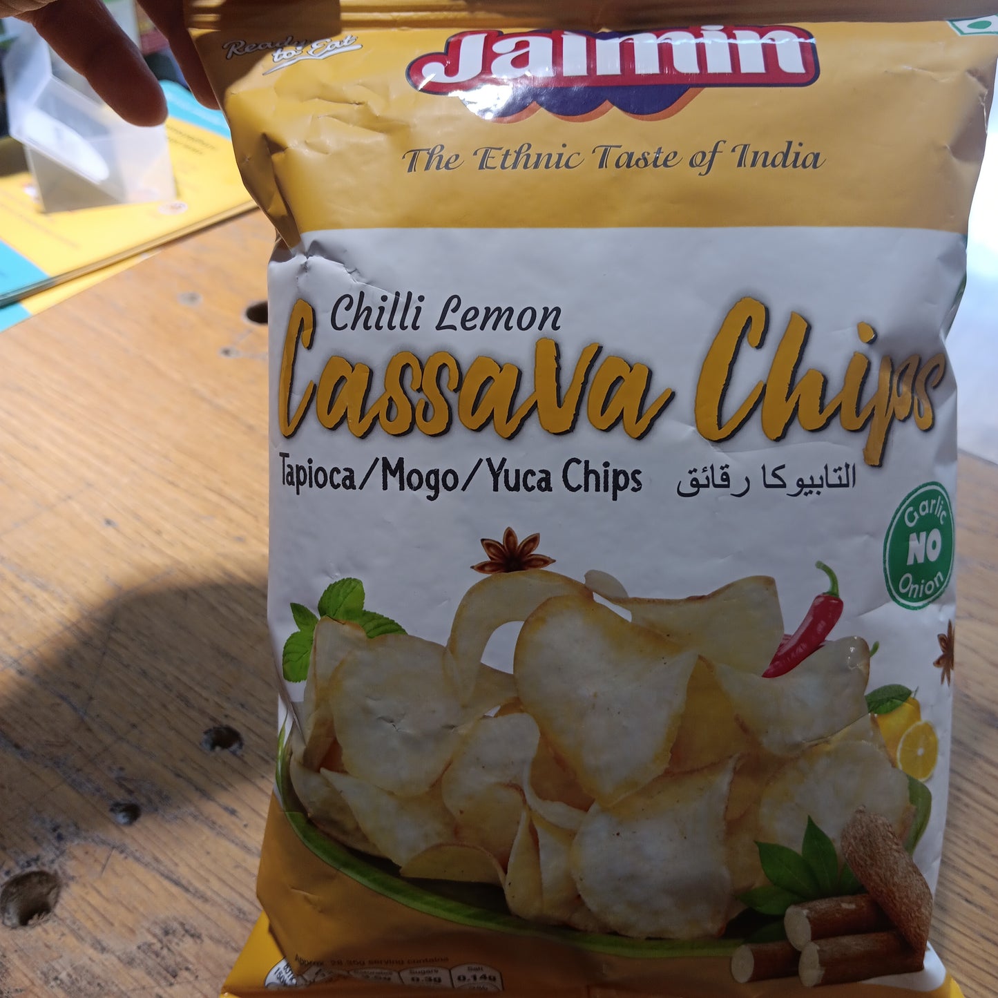 Jaimin chilli lemon  cassava chips