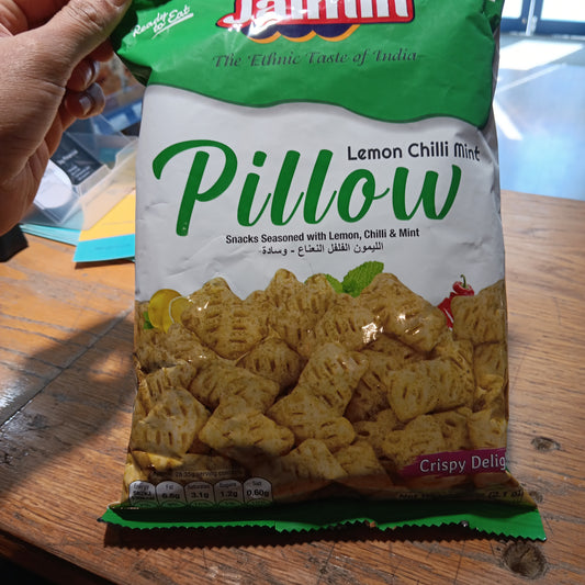 Jaimin lemon chilli mint pillow