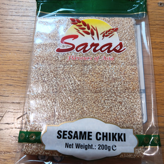 Saras sesame chikki