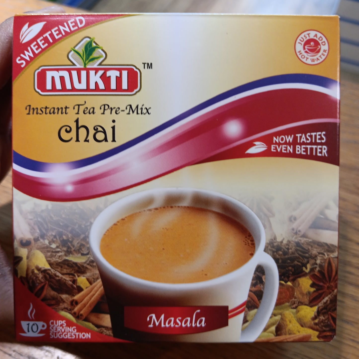 Mukti instant tea pre mix masala chai sweetened