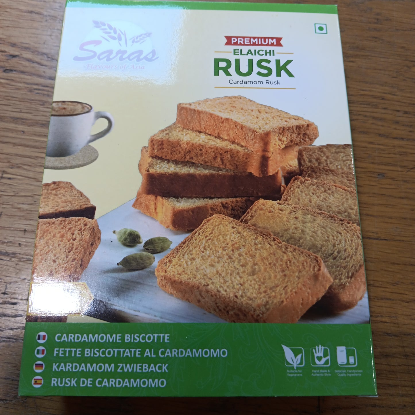 Saras elaichi rusk (toast)