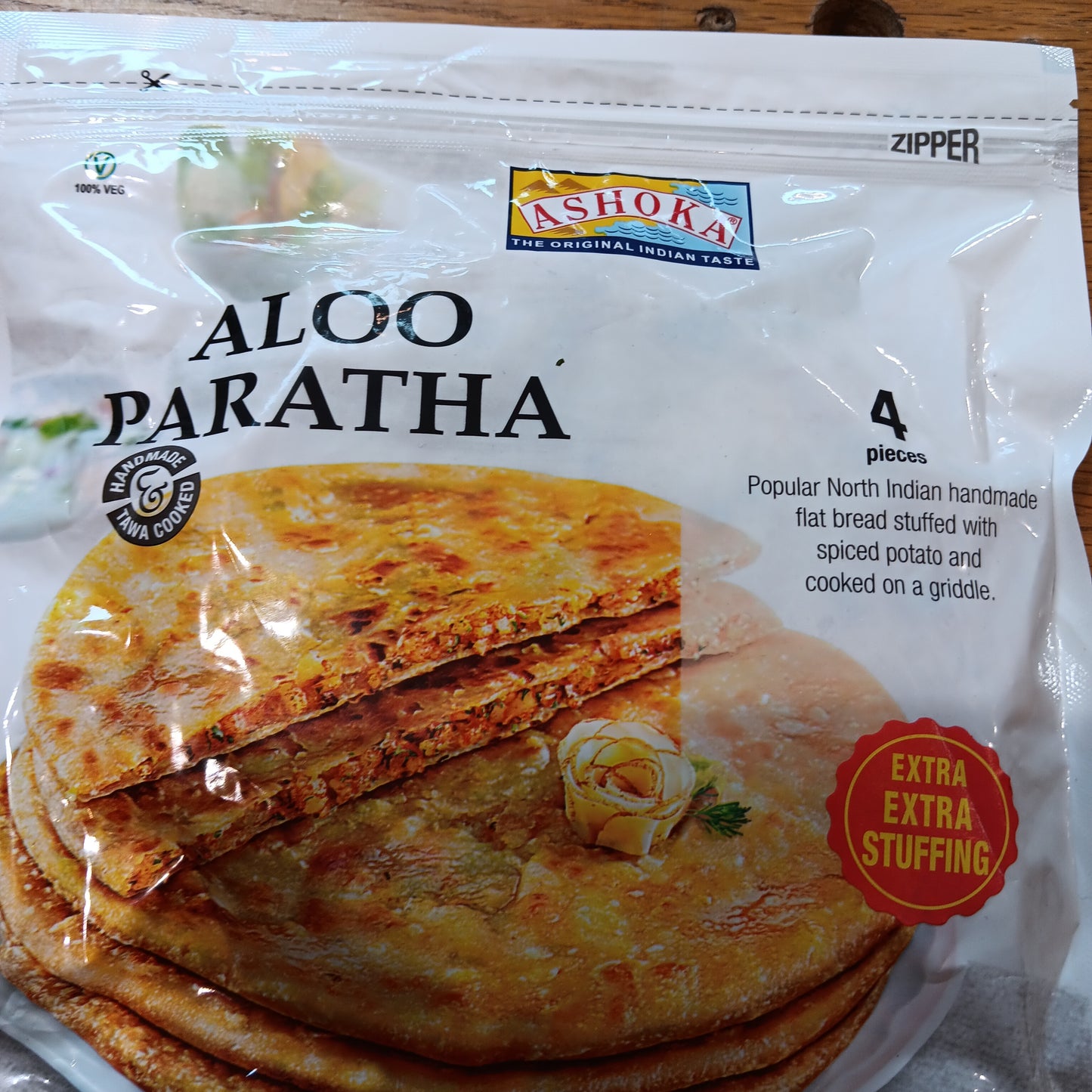 Frozen Ashoka aloo paratha