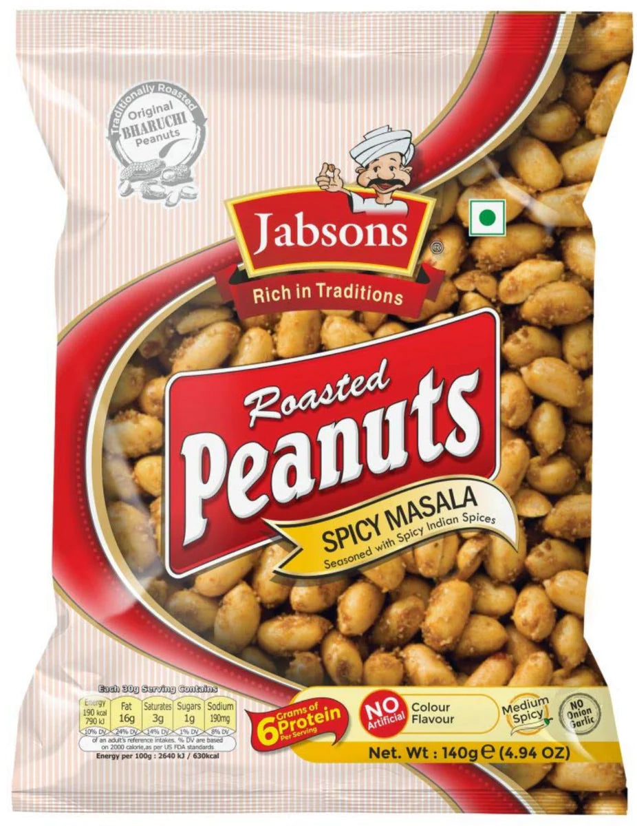 JABSONS ROASTED PEANUT SPICY MASALA