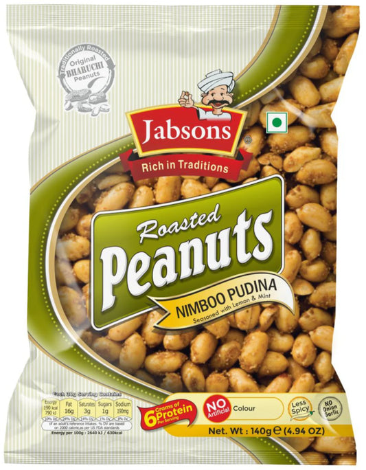 JABSONS ROASTED PEANUT NIMBOO PUDINA