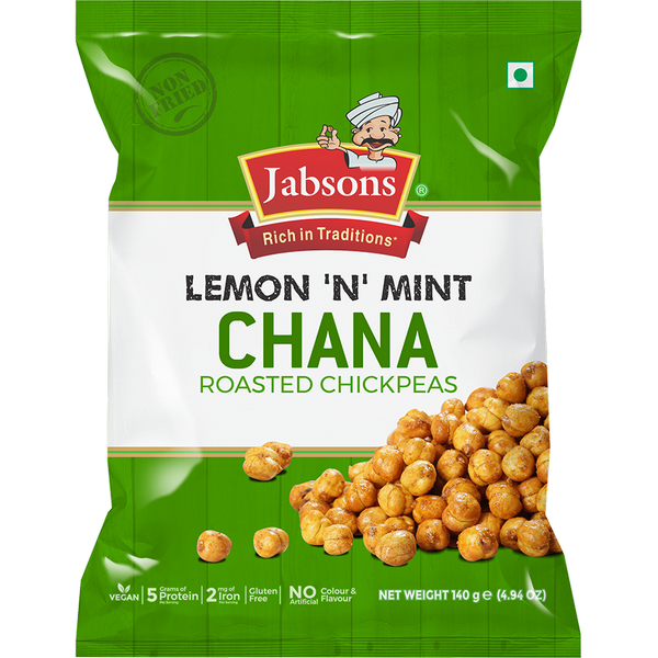 JABSONS ROASTED CHANA LEMON AND MINT