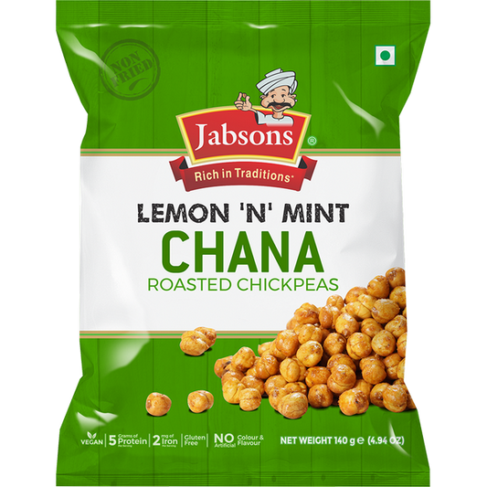 JABSONS ROASTED CHANA LEMON AND MINT