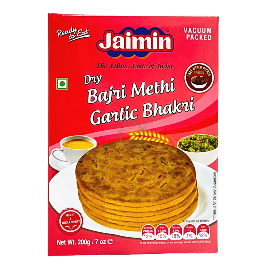 JAIMIN BAJRI METHI GARLIC BHAKRI